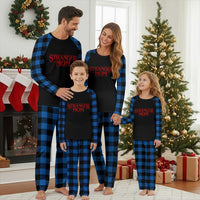 Stranger Mom Plaid Pajama Set Funny Mothers Day Movie Gift