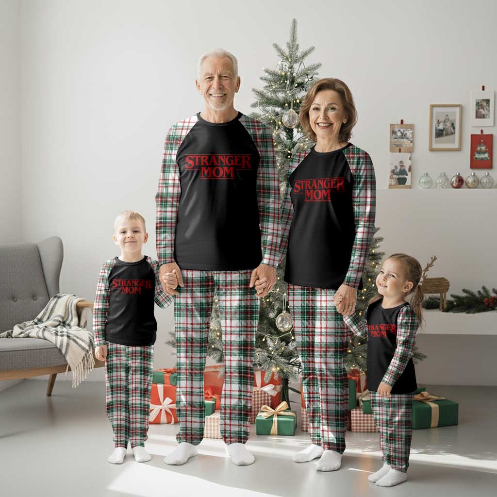 Stranger Mom Plaid Pajama Set Funny Mothers Day Movie Gift