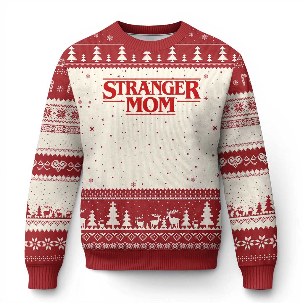 Stranger Mom Ugly Christmas Sweater Funny Mothers Day Movie Gift