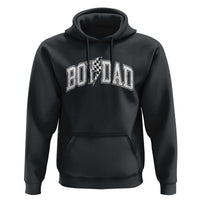 Boy Dad Lightning Bolt Checkered Varsity Son Daddy Hoodie