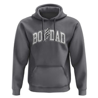 Boy Dad Lightning Bolt Checkered Varsity Son Daddy Hoodie