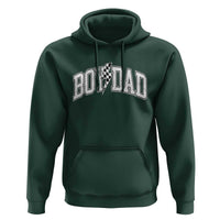 Boy Dad Lightning Bolt Checkered Varsity Son Daddy Hoodie