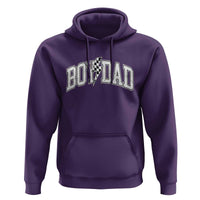 Boy Dad Lightning Bolt Checkered Varsity Son Daddy Hoodie