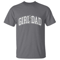 Girl Dad Lightning Bolt Checkered Varsity Daughter Daddy T Shirt