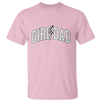 Girl Dad Lightning Bolt Checkered Varsity Daughter Daddy T Shirt