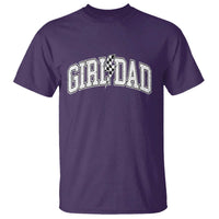 Girl Dad Lightning Bolt Checkered Varsity Daughter Daddy T Shirt
