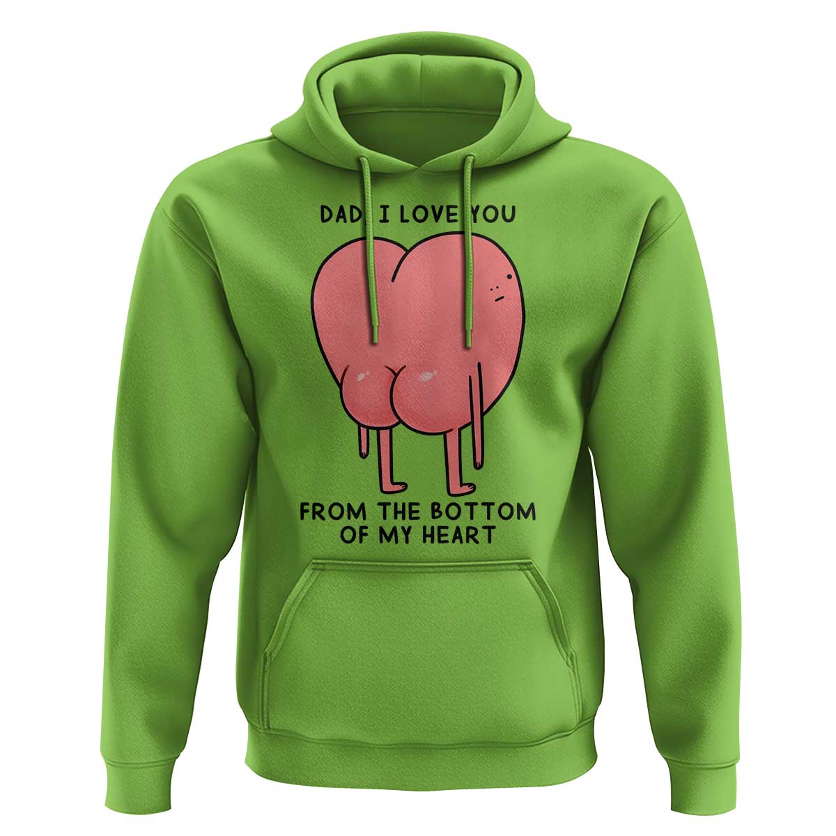 Dad I Love You From The Bottom Of My Heart Hoodie Fathers Day Gifts