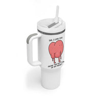 Dad I Love You From The Bottom Of My Heart Tumbler With Handle Fathers Day Gifts