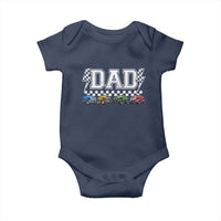 Monster Truck Dad Baby Onesie Funny Truck Daddy Checkered Father's Day