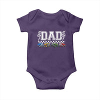 Monster Truck Dad Baby Onesie Funny Truck Daddy Checkered Father's Day