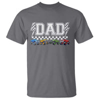 Monster Truck Dad T Shirt Funny Truck Daddy Checkered Father's Day