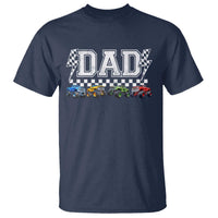 Monster Truck Dad T Shirt Funny Truck Daddy Checkered Father's Day