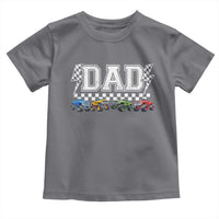Monster Truck Dad Toddler T Shirt Funny Truck Daddy Checkered Father's Day