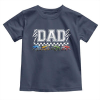Monster Truck Dad Toddler T Shirt Funny Truck Daddy Checkered Father's Day