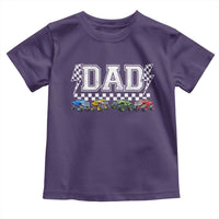 Monster Truck Dad Toddler T Shirt Funny Truck Daddy Checkered Father's Day