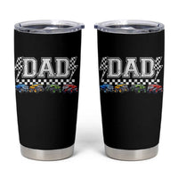 Monster Truck Dad Tumbler Cup Funny Truck Daddy Checkered Father's Day