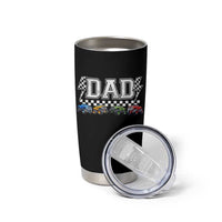 Monster Truck Dad Tumbler Cup Funny Truck Daddy Checkered Father's Day