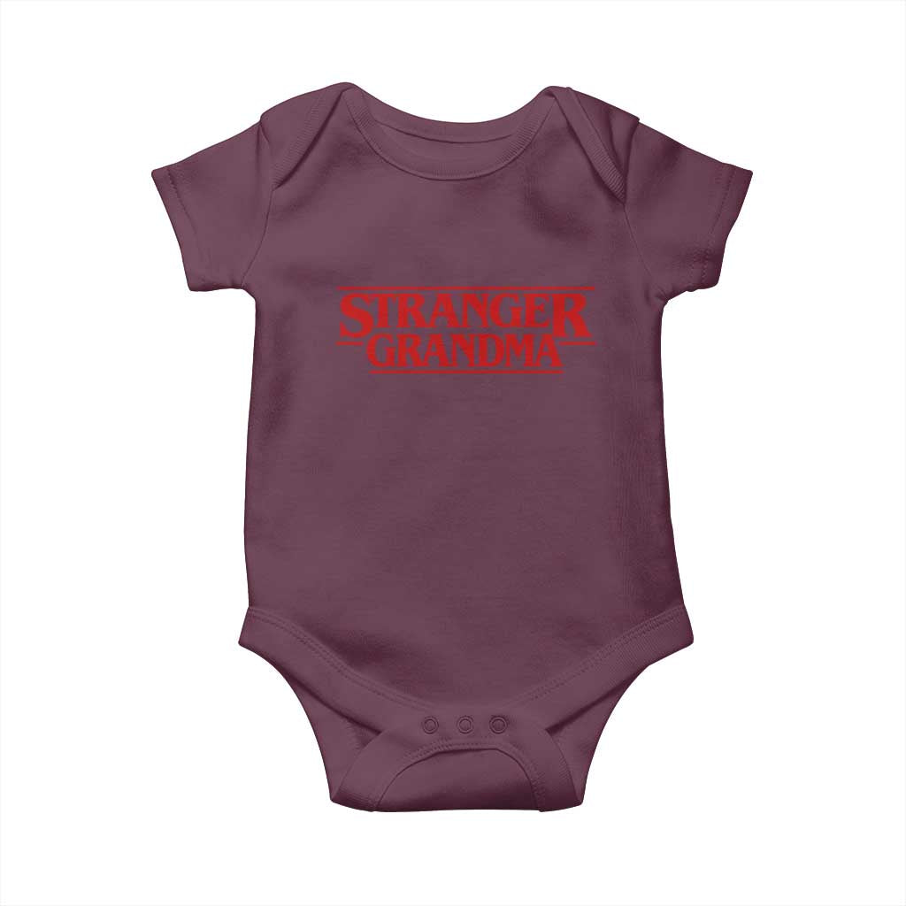 Stranger Grandma Baby Onesie Funny Grandmother Movie Gift