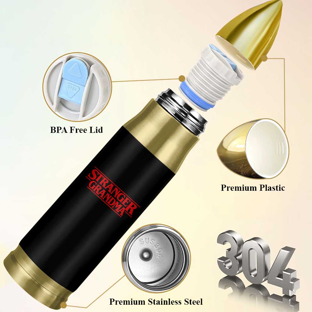 Stranger Grandma Bullet Tumbler Funny Grandmother Movie Gift