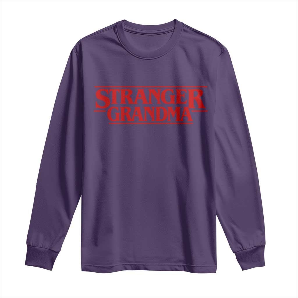 Stranger Grandma Long Sleeve Shirt Funny Grandmother Movie Gift