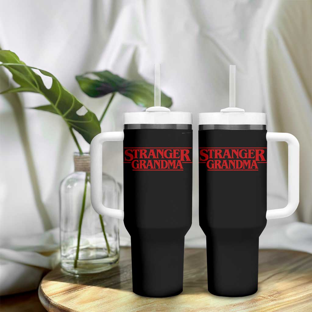 Stranger Grandma Tumbler With Handle Funny Grandmother Movie Gift