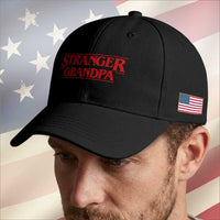 Stranger Grandpa Baseball Cap Funny Grandfather Movie Gift