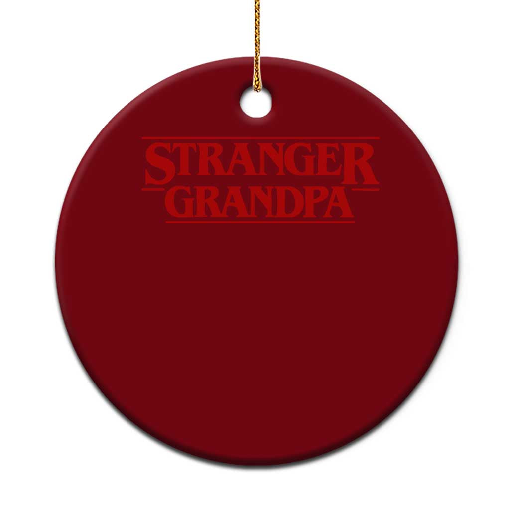 Stranger Grandpa Ceramic Ornament Funny Grandfather Movie Gift