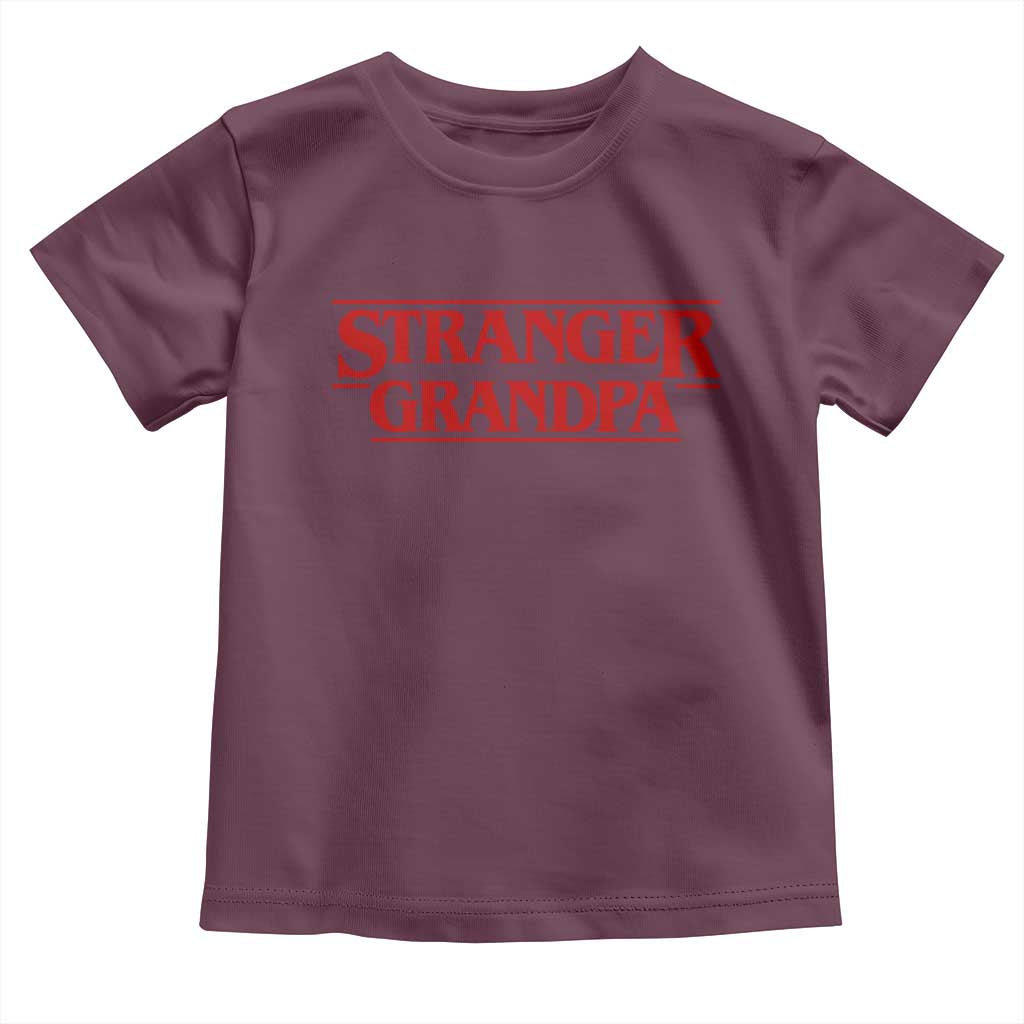 Stranger Grandpa Toddler T Shirt Funny Grandfather Movie Gift