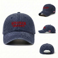 Stranger Grandpa Washed Cotton Baseball Cap Funny Grandfather Movie Gift