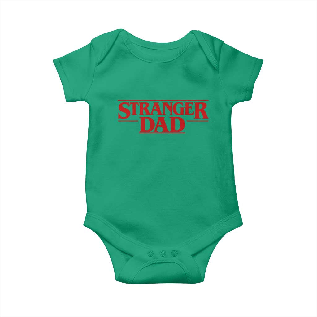 Stranger Dad Baby Onesie Funny Fathers Day Movie Gift