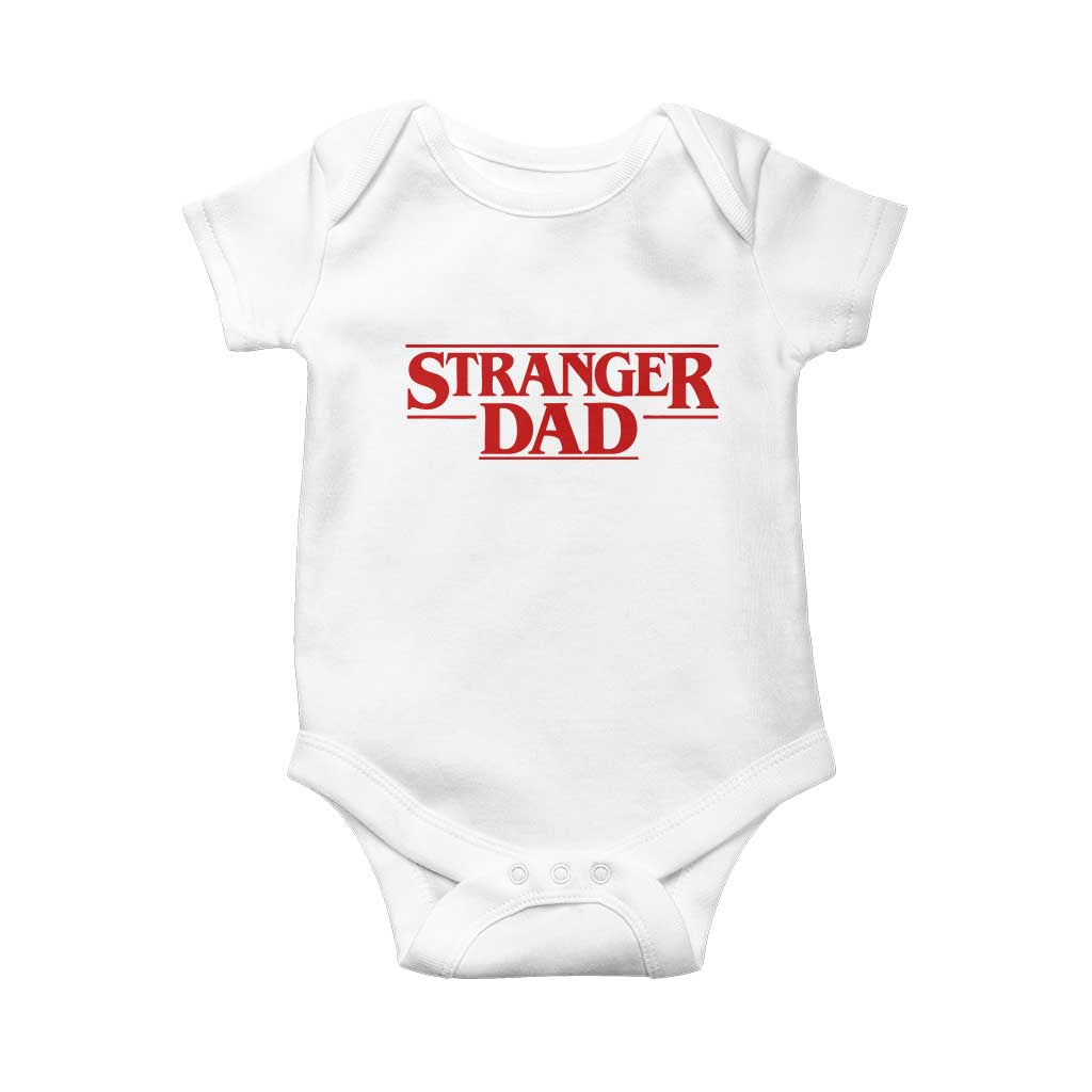 Stranger Dad Baby Onesie Funny Fathers Day Movie Gift