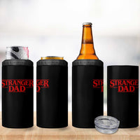 Stranger Dad 4 in 1 Can Cooler Tumbler Funny Fathers Day Movie Gift