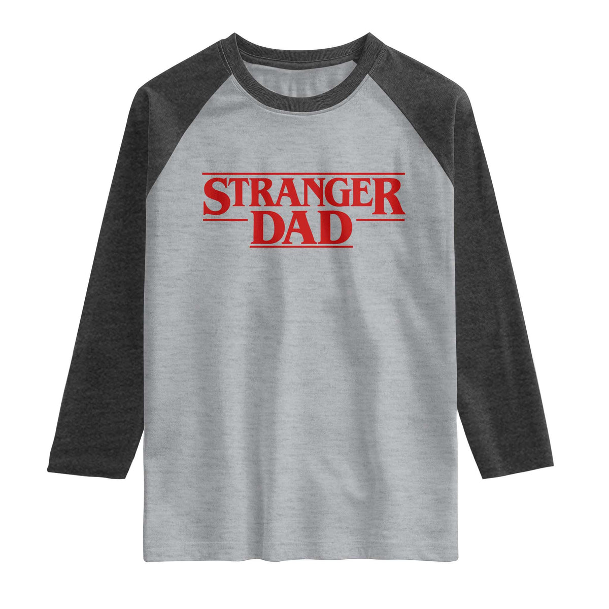 Stranger Dad Raglan Shirt Funny Fathers Day Movie Gift