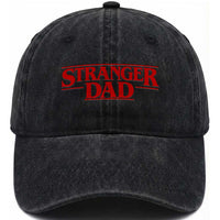 Stranger Dad Washed Cotton Baseball Cap Funny Fathers Day Movie Gift