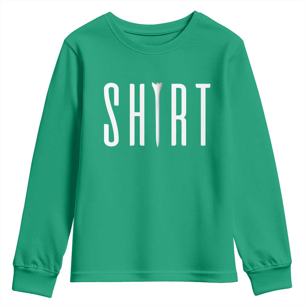 Golf Lover Youth Sweatshirt Funny Tee Shirt Golfing - Wonder Print Shop