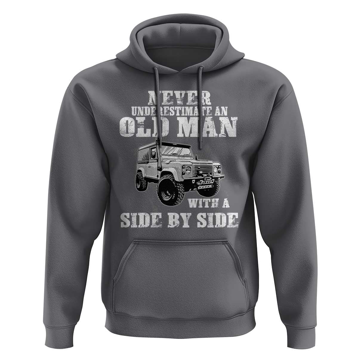 Classic Car Hoodie Never Underestimate An Old Man With A Side By Side Vintage Car - Wonder Print Shop