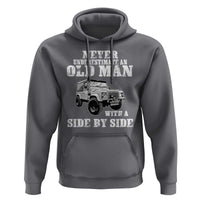 Classic Car Hoodie Never Underestimate An Old Man With A Side By Side Vintage Car - Wonder Print Shop
