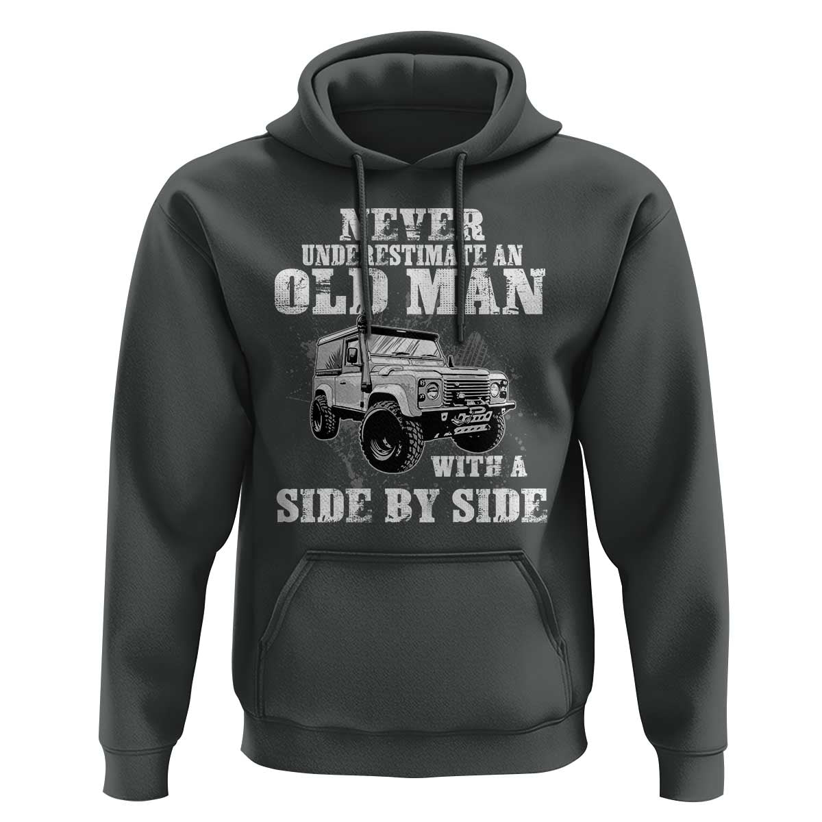 Classic Car Hoodie Never Underestimate An Old Man With A Side By Side Vintage Car - Wonder Print Shop
