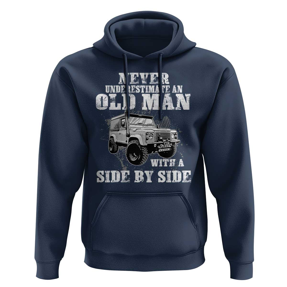 Classic Car Hoodie Never Underestimate An Old Man With A Side By Side Vintage Car - Wonder Print Shop