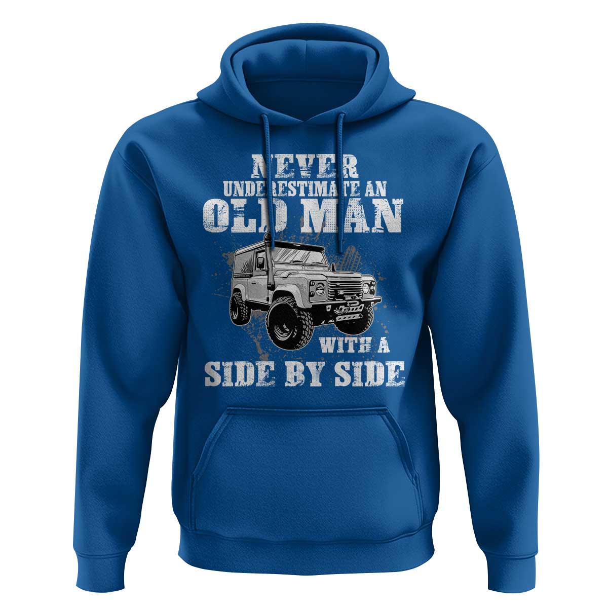 Classic Car Hoodie Never Underestimate An Old Man With A Side By Side Vintage Car - Wonder Print Shop