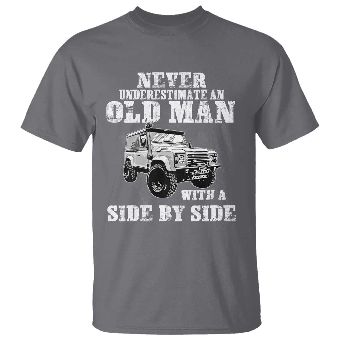 Classic Car T Shirt Never Underestimate An Old Man With A Side By Side Vintage Car - Wonder Print Shop