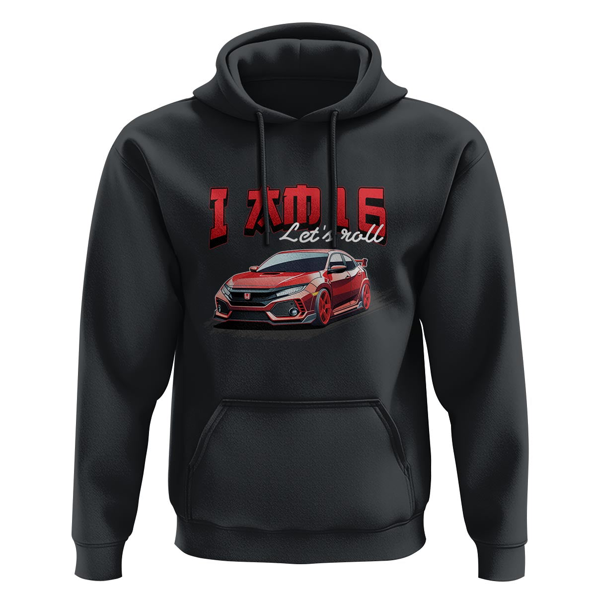 Funny 16th Birthday Hoodie I'm 16 Let's Roll Car Driver 16 Years Old - Wonder Print Shop