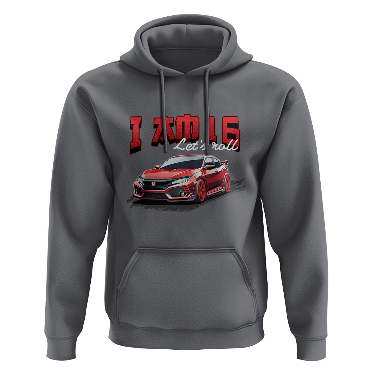 Funny 16th Birthday Hoodie I'm 16 Let's Roll Car Driver 16 Years Old - Wonder Print Shop