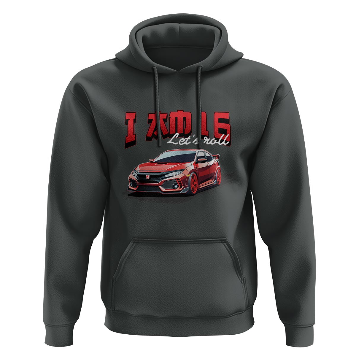 Funny 16th Birthday Hoodie I'm 16 Let's Roll Car Driver 16 Years Old - Wonder Print Shop