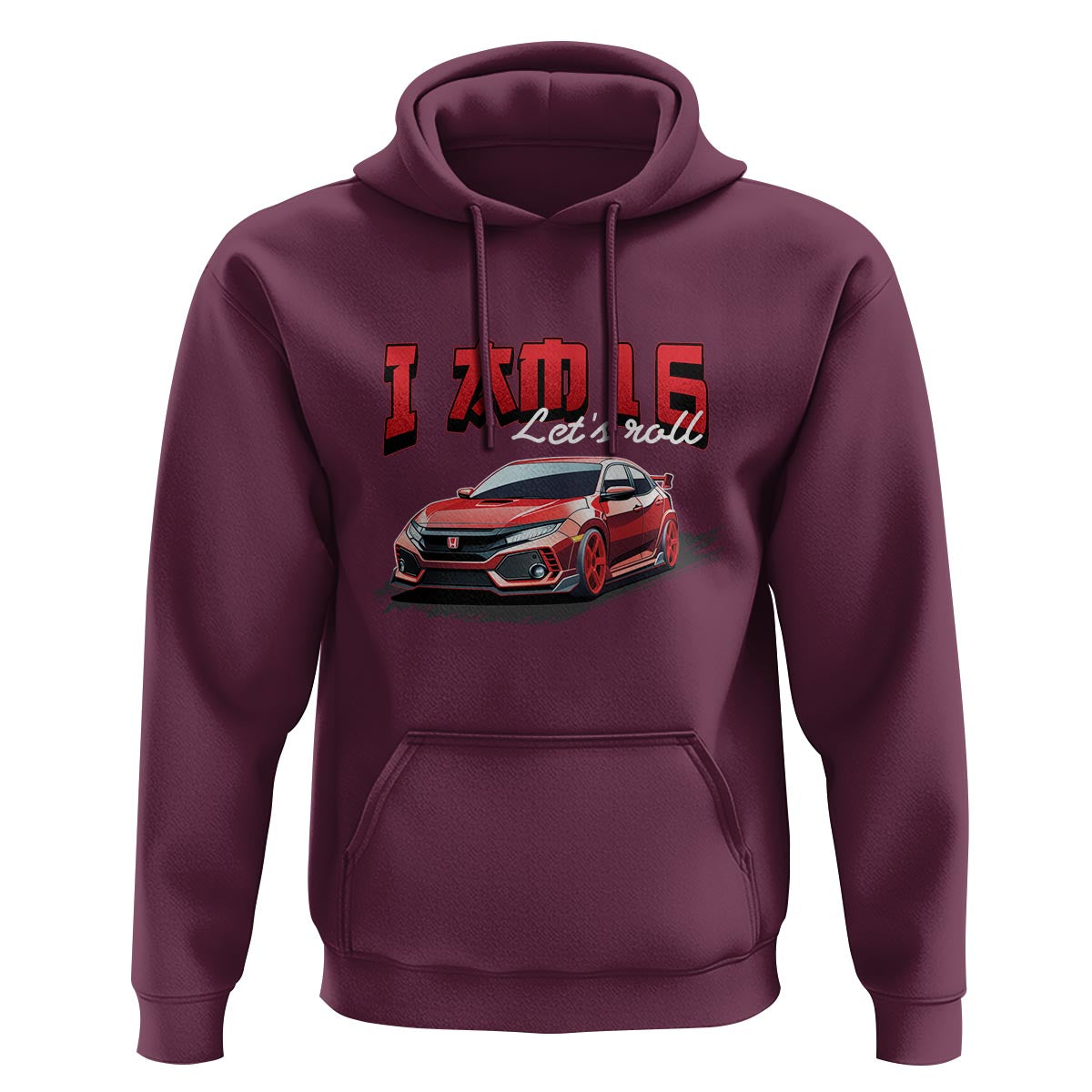 Funny 16th Birthday Hoodie I'm 16 Let's Roll Car Driver 16 Years Old - Wonder Print Shop