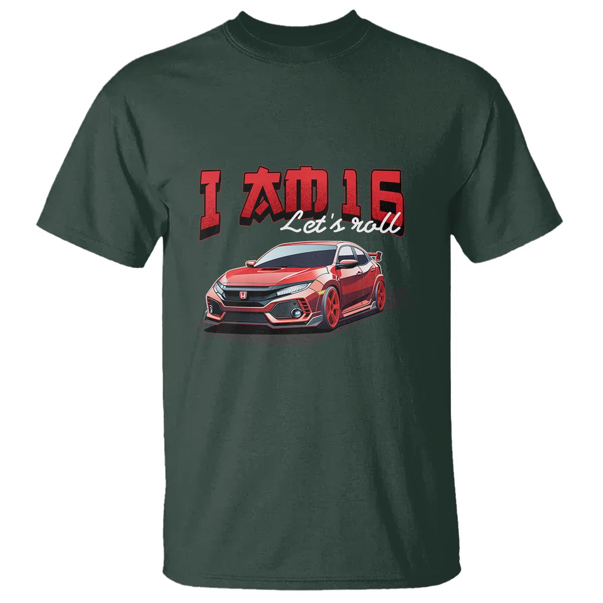 Funny 16th Birthday T Shirt I'm 16 Let's Roll Car Driver 16 Years Old - Wonder Print Shop
