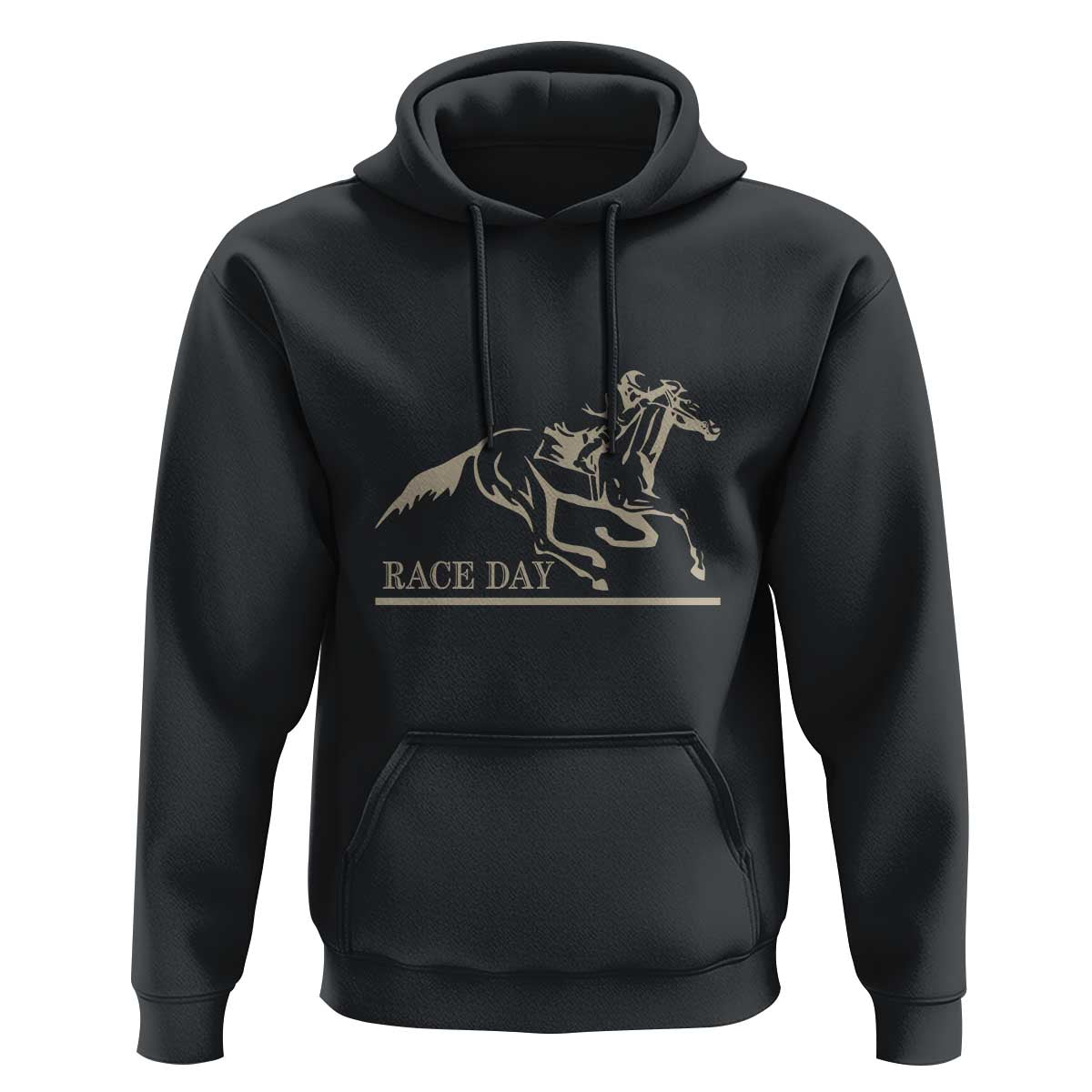 Horse Racing Hoodie Race Day Vintage Equestrian Jumping - Wonder Print Shop
