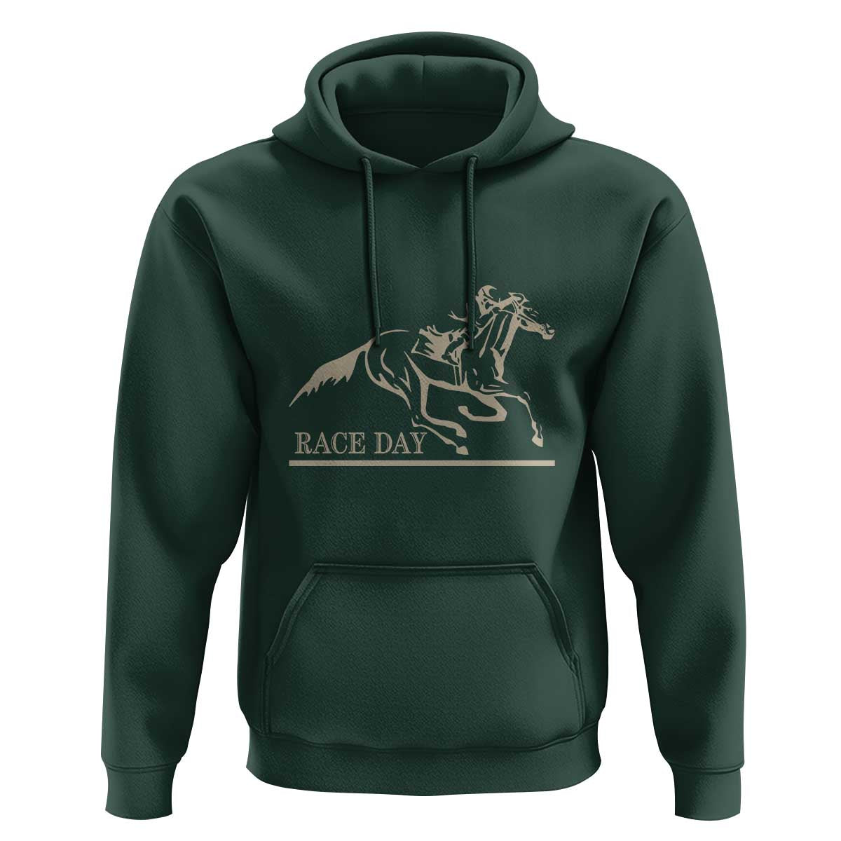 Horse Racing Hoodie Race Day Vintage Equestrian Jumping - Wonder Print Shop
