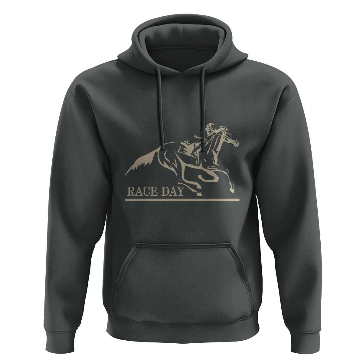 Horse Racing Hoodie Race Day Vintage Equestrian Jumping - Wonder Print Shop