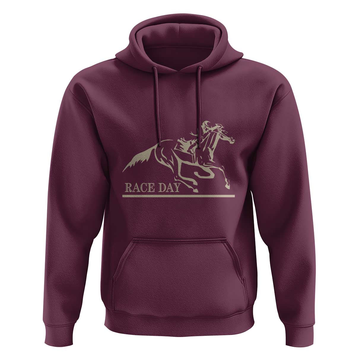 Horse Racing Hoodie Race Day Vintage Equestrian Jumping - Wonder Print Shop